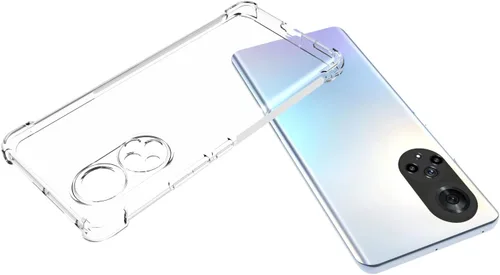 Vista 3 de USTIYA Funda para Honor 50/Huawei Nova 9 Funda Transparente TPU Cuatro Esquinas Funda Protectora Transparente Suave Funda
