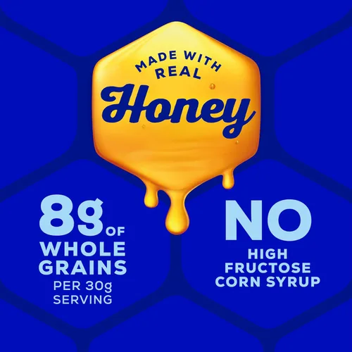 Vista 5 de HONEY MAID Graham Crackers, aperitivos para el almuerzo, tamaño de fiesta, 28.8 onzas 0.28 oz de grano entero por porción de 1.06 oz, hecho