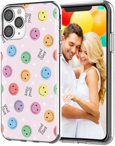 Vista 18 de Funda para iPhone 12, para iPhone 12 Pro, funda protectora completa a prueba de golpes, delgada, suave, TPU transparente, para niñas, mujeres