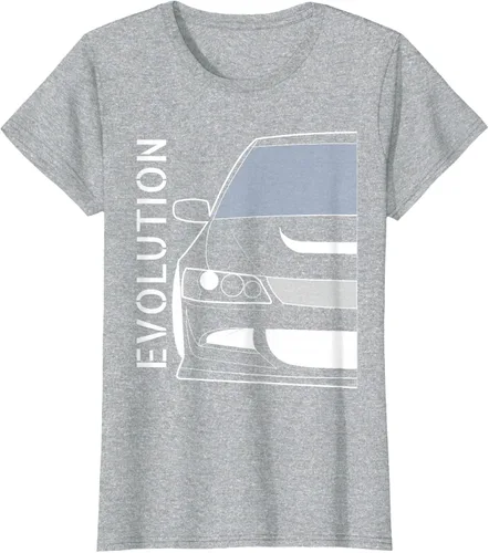 Vista 32 de Camiseta Evo 8 Design Turbo JDM Classic Legends, Negro, S