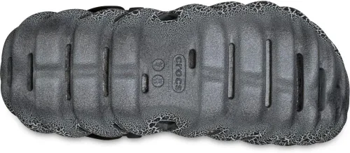 Vista 6 de Crocs Zuecos Echo Crackle gris pizarra para hombre
