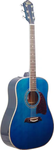 Vista 7 de Oscar Schmidt Guitarra acústica OG2B-A Dreadnought. Negro