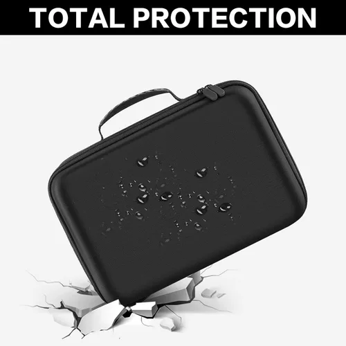 Vista 5 de Carrying Case Compatible with Oculus Quest 2 for Meta Advanced All-in-One Virtual Reality Headset Touch Controllers Elite Strap VR2 Accessories with