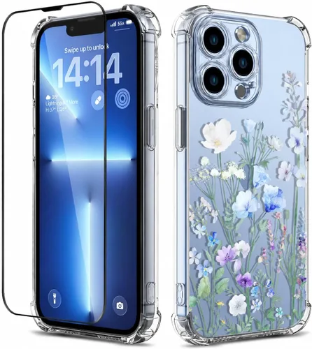 Vista 58 de Funda para iPhone 13 y iPhone 14 (6.1 pulgadas) con protector