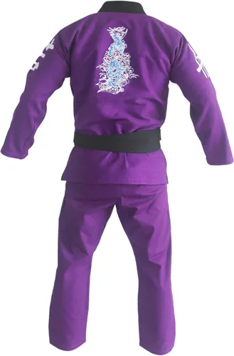 Vista 3 de FLUORY BJJ Gi - Traje de Jiu Jitsu brasileño para mujer, kimonos femeninos, uniforme BJJ Bjjf09zi