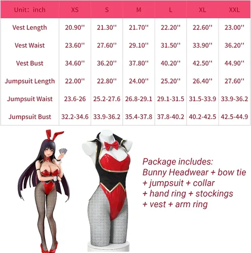 Vista 3 de NSPSTT Disfraz de conejo para mujer traje de anime traje de una pieza