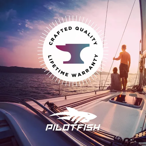 Vista 5 de Pilotfish Correa de silicona para lentes de sol de alta calidad, retenedor ajustable para lentes con diseño único de paso, ajuste universal
