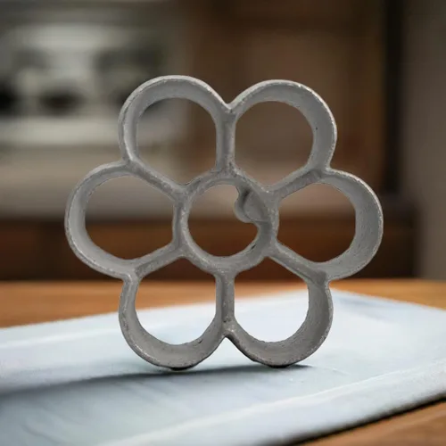Vista 3 de Molde escandinavo de roseta Achappam, molde para buñuelos, fabricante de rosetas, herramienta de galletas de roseta, molde de aluminio fundido