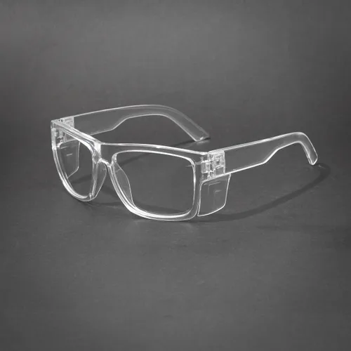 Vista 7 de Vidrio de seguridad de transición con ANSI Z87+ImpactApproved Wraparound&Anti Bluelight UV400