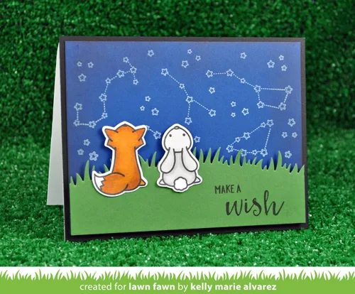 Vista 3 de Lawn Fawn Upon a Star Stamp and Die Set - Paquete de dos artículos