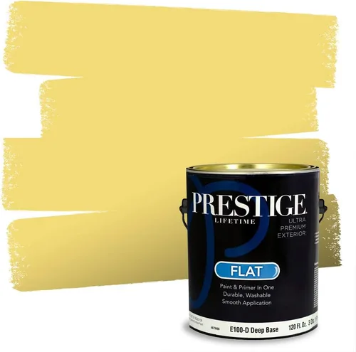 Vista 233 de PRESTIGE Pinturas de pintura exterior e imprimación en uno, 1 galón, plano, combinación comparable de Benjamin Moore* Pila de heno