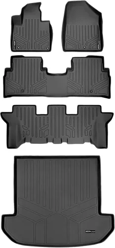 Vista 32 de SMARTLINER Juego de alfombrillas de piso personalizadas para Kia Sorento 2011-2013