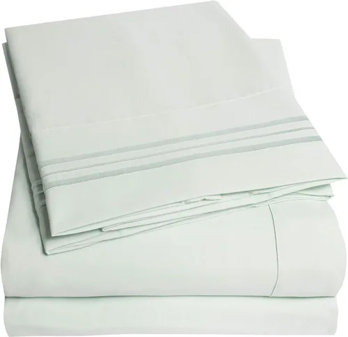 Vista 23 de 1500 Supreme Collection Juego de Sábanas de Bolsillo Extra Profundo - Sábanas de Cama Suaves de Lujo, Sin Arrugas, Ropa de Cama, Más de 40