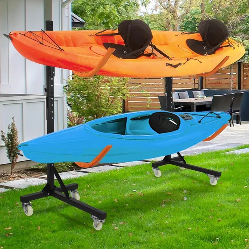 Vista 9 de Freestanding Kayak Storage Rack 2 Kayaks/4 Kayaks