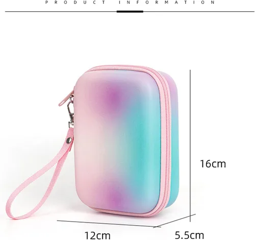 Vista 6 de Mini Evo Link 2 Funda rígida para Fujifilm Instax Mini Evo Funda de cámara instantánea Mini Link 2 Smartphone Impresora de fotos Bolsa Protector