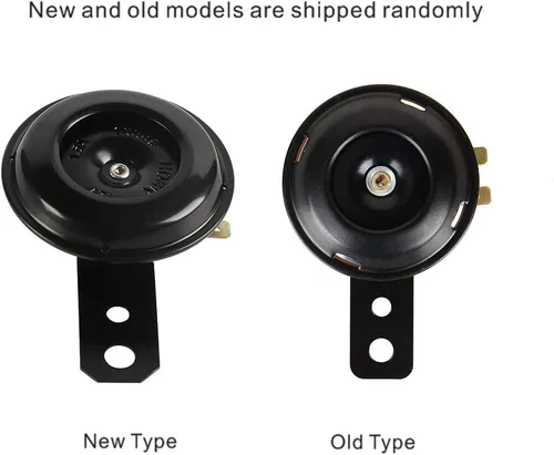 Vista 9 de 12V 1.5A Super 105dB Scooter Ciclomotor Dirt Bike ATV Negro Cuenca de la motocicleta Bocina de aire 2.756 in A24 Auto Car Vehicle Horn