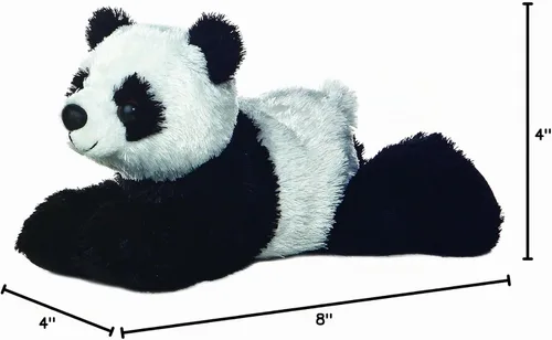 Vista 5 de Aurora® Adorable Mini Flopsie™ Mei Mei™ Animal de peluche, facilidad juguetona, compañeros atemporales, color blanco, 8 pulgadas