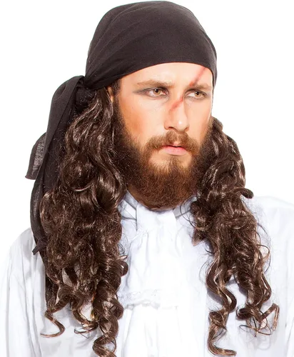 Vista 19 de ThePirateDressing Pirate Medieval Renaissance Halloween Costume Linen Triangle Bandana