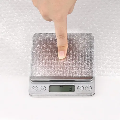 Vista 2 de 1 rollo de 30.5 cm x 10.97 m de envoltura de burbujas de nylon perforada para cajas de mudanza, suministros de acolchado para envío Wanguagua