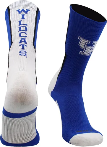 Vista 10 de TCK NCAA Perimeter Crew Socks, calcetines deportivos de equipo de rendimiento atlético para hombres y mujeres, absorben la humedad, con licencia