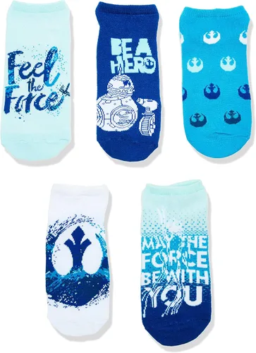 Vista 2 de STAR WARS Women's 5 Pack No Show Socks