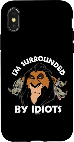 Vista 5 de Funda para iPhone 16 Disney The Lion King Scar I'm Surrounded By Idiots