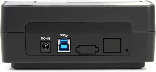 Vista 2 de StarTech.com Estación de acoplamiento de disco duro USB 3.0 a SATA de una sola bahía, base para disco duro USB 3.0 (5 Gbps), estación