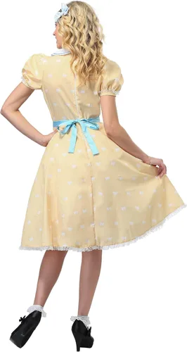 Vista 3 de Goldilocks Costume for Women Goldilocks Dress Adult Fairy Tale Costume