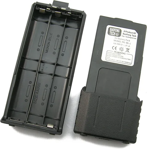 Vista 2 de BaoFeng Eliminador de batería para radios BF-F8HP y UV-5R