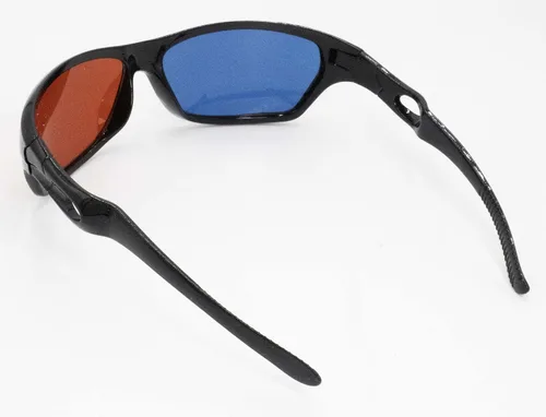 Vista 2 de Gafas 3D - Marco de plástico rojo/cian