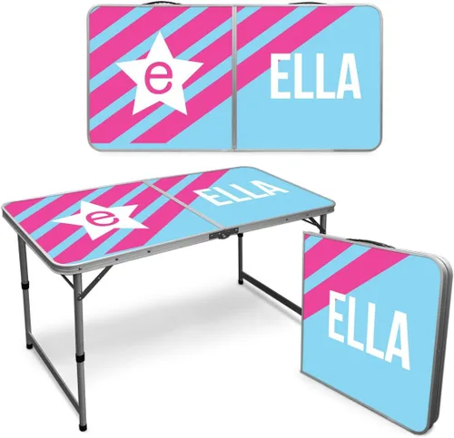 Vista 12 de Infusion Mesa plegable prémium personalizada de 4 pies para artes y actividades