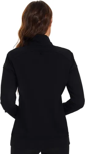 Vista 5 de Meanzoo Chaqueta de Uniformes Médicos para Mujeres con Cremallera Frontal Chaqueta de Calentamiento