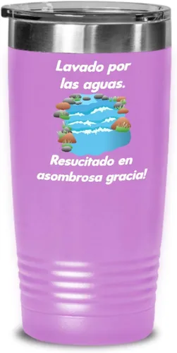 Vista 6 de Regalos católica cristianas vaso en espanol con versículos de la biblia para padres aguas