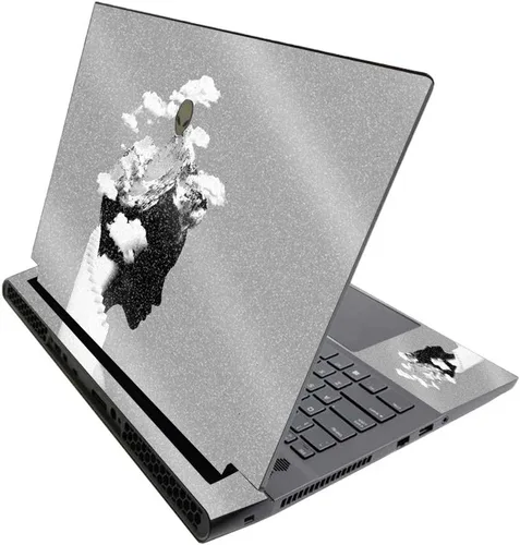 Vista 15 de MightySkins - Skin brillante con purpurina para Alienware M17 R3 (2020) y M17 R4 (2021) - Diversión de los años 90 Acabado duradero con purpurina