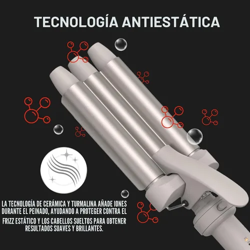 Vista 6 de Remington - Juego de varitas rizadoras 5 en 1, intercambiables de 0.5 a 1.25 pulgadas