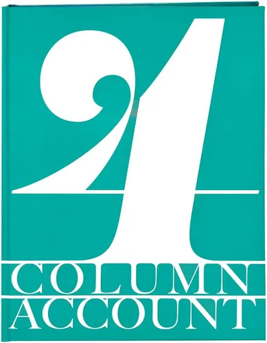 Vista 16 de BookFactory Libro de contabilidad de 2 columnas/libro de cuentas/libro de contabilidad/cuaderno (libro columnar de dos columnas) – tapa dura