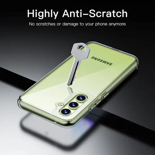 Vista 4 de JETech Funda para Samsung Galaxy A54 5G de 6.4 pulgadas, no amarillenta a prueba de golpes, funda protectora para teléfono, parte trasera
