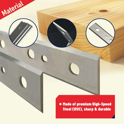 Vista 3 de Cuchillas cepilladoras de 13 pulgadas para DeWalt DW735 DW735X cepilladora DW7352 cuchillas de repuesto 3 unids