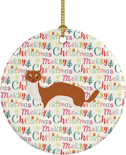 Vista 20 de Caroline's Treasures Adorno de cerámica de avestruz común para árbol de Navidad, decoración colgante para el hogar, Navidad, vacaciones, fiesta