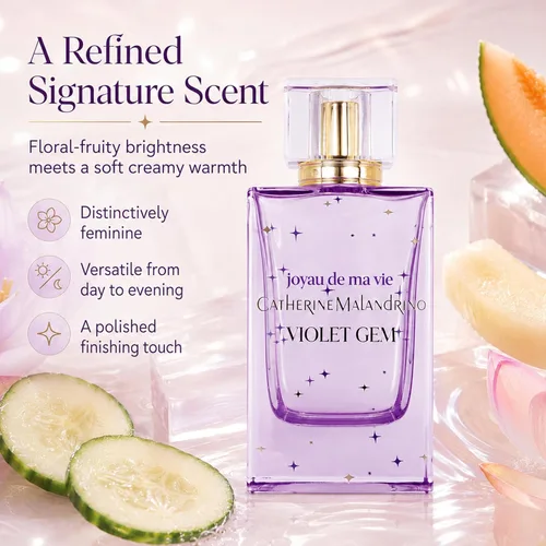 Vista 4 de Catherine Malandrino Violet Gem Eau de Parfum, 3.4 fl. oz.