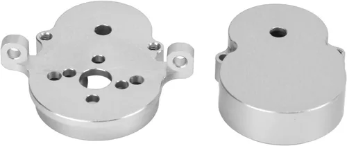 Vista 8 de VGEBY Carcasa de transmisión trasera, accesorio de camión RC Shell de metal para WPL D12 Truck (Plata) Accesorio de modelo de coche