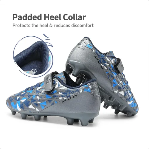 Vista 4 de DREAM PAIRS Zapatos de fútbol para niños y niñas, zapatos de fútbol para niños pequeñosniños grandes