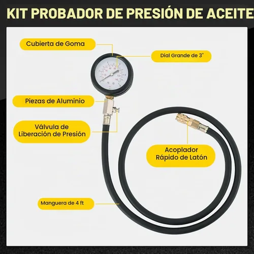Vista 3 de Kit de probador de presión de aceite