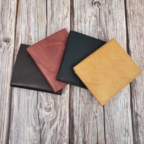 Vista 8 de AG Wallets Billetera de cuero de vaca RFID para hombre, estilo europeo, hipster, 1 ventana de identificación, Borgoña, Cartera Rfid