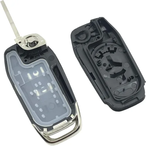 Vista 5 de Funda plegable para llavero compatible con Ford F-150, F-250, F-350 (2015-2020), Explorer (2016-2020), F-350, F-450, plástico negro, 3 botones