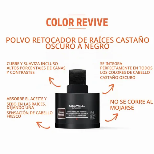 Vista 2 de Goldwell Dualsenses Color Revive Root Retouch 0.13 oz Marrón oscuro