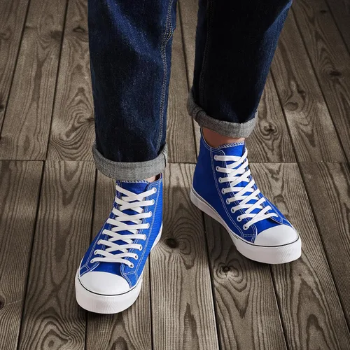 Vista 63 de ZGR Tenis de lona para hombre, con cordones, clásicos, casuales, para caminar