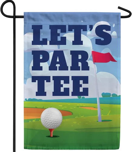 Vista 8 de Howl In One Golf Dog Pun Garden Flag 12.5" x 18" Double Sided Canine Golf