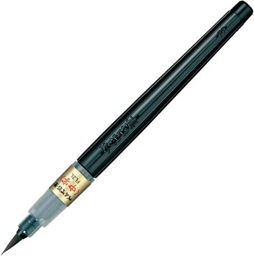 Vista 10 de Pluma con punta de pincel Pentel Fude, negrita (XFL2B)