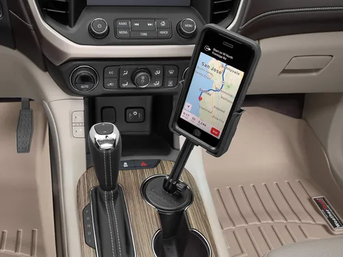 Vista 8 de WeatherTech CupFone Two View con extensión – Soporte de portavasos ajustable y universal para teléfono celular, accesorio para automóvil y camión